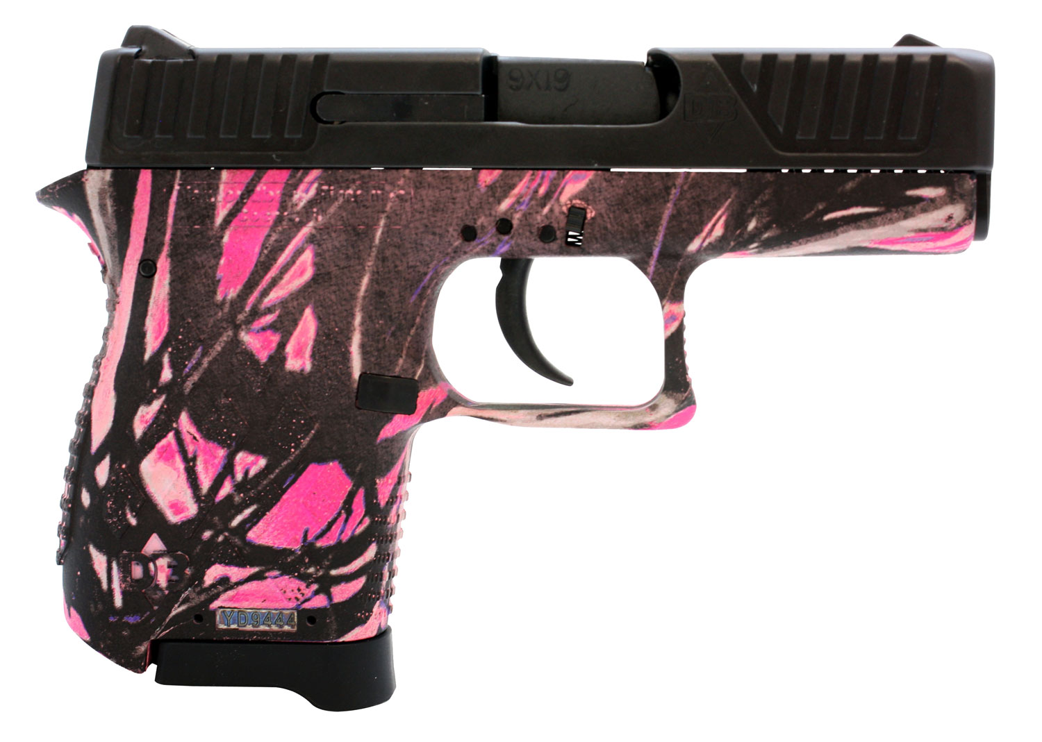 Diamondback DB380MG DB380 Micro-Compact 380 ACP 2.80″ 6+1 Muddy Girl Black Muddy Girl Polymer Grip