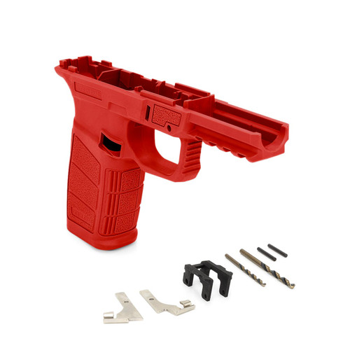 Geisler Defence Glock® 19x Compatible 80% Frame (Gen 2) – Red