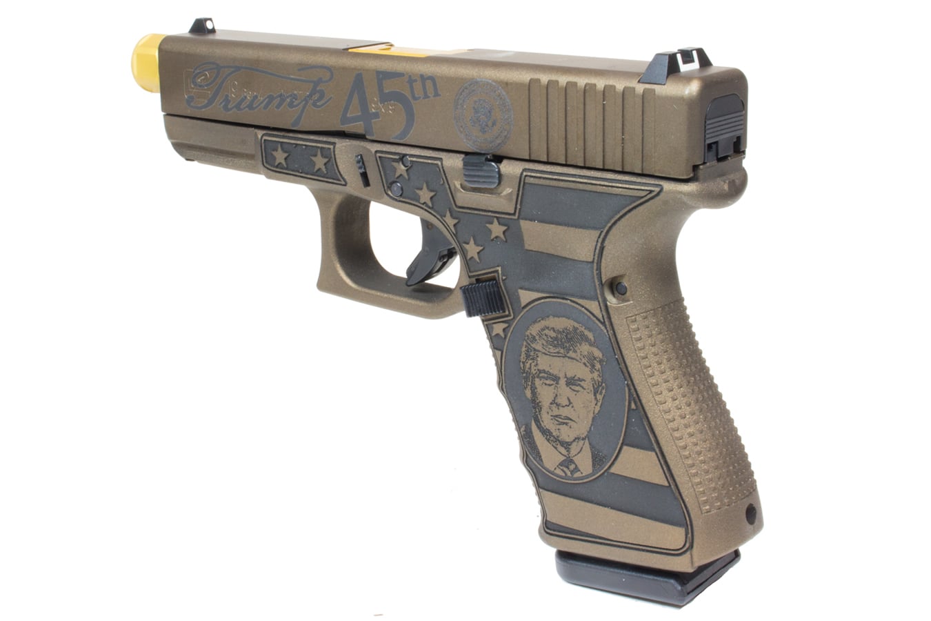 Glock G19 9mm Trump Edition Gen 4 US Made Handgun UG1950203