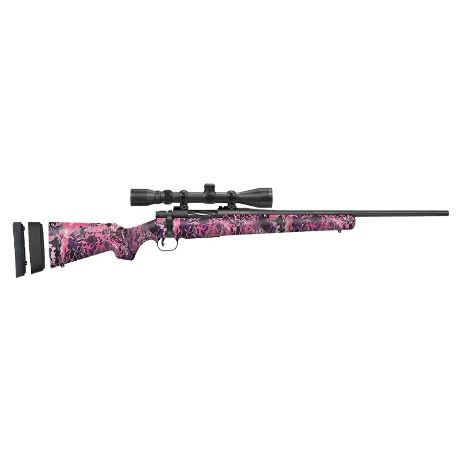 MOSSBERG PATRIOT SUPER BANTAM YOUTH 6.5 CREEDMOOR, 20″ BARREL, W/3-9X40 SCOPE, MUDDY GIRL SYNTHETIC STOCK
