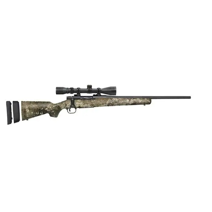 Mossberg Patriot Youth Super Bantam 243 Win 4+1 20″ Muddy Girl Serenity Fixed w/Adjustable LOP Stock Matte Blued Right Hand