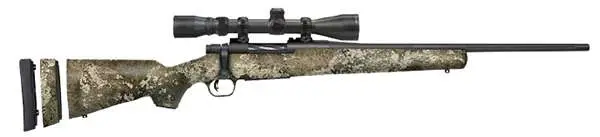 Mossberg Patriot Youth Super Bantam 243 Win 5+1 20″ 3-9x40mm TrueTimber Strata Fixed w/Adjustable LOP Stock Blued Right Hand