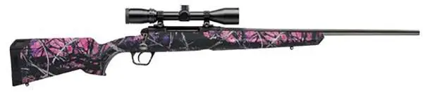 Savage 57271 Axis XP Compact 223 Rem 4+1 20″ Muddy Girl Matte Black Right Youth/Compact Hand