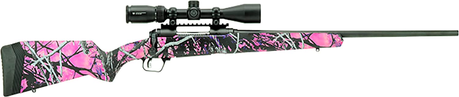 Savage 57336 110 Apex Hunter XP 243 Win 4+1 22″ Muddy Girl Matte Black Right Hand