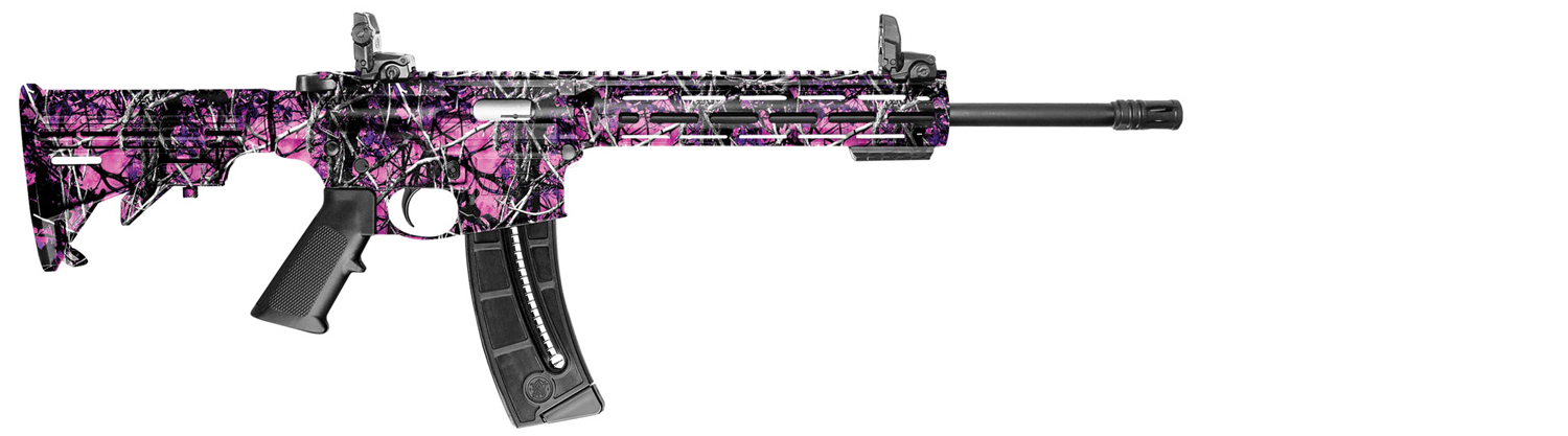 S&W M&P1522 SPORT 22LR 16″ MUDDY GIRL CAMO