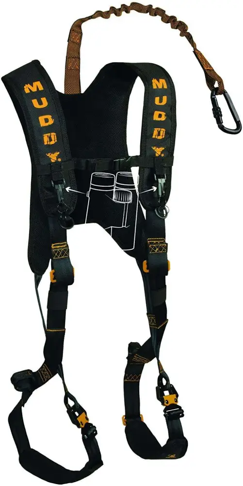 Walkers MUD-MSH300 Diamondback  Harness Padded Nylon Black